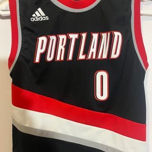 Portland Trailblazers #0 Damian Lillard Jersey